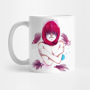 Drowning Woman Mug